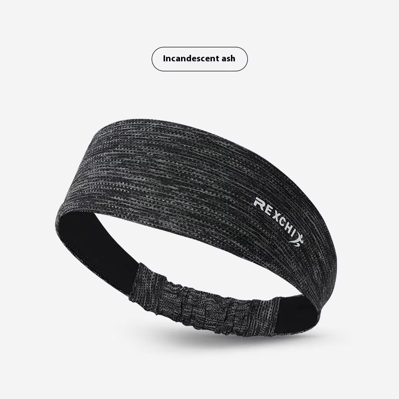 Sports Headband for Men, Outdoor Cycling, Ice Silk, Breathable Fitness, Running, Basketball, Sweat Wicking and Absorbent Headban